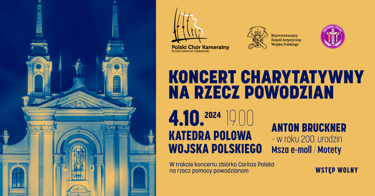 Koncert charytatywny na rzecz powodzian